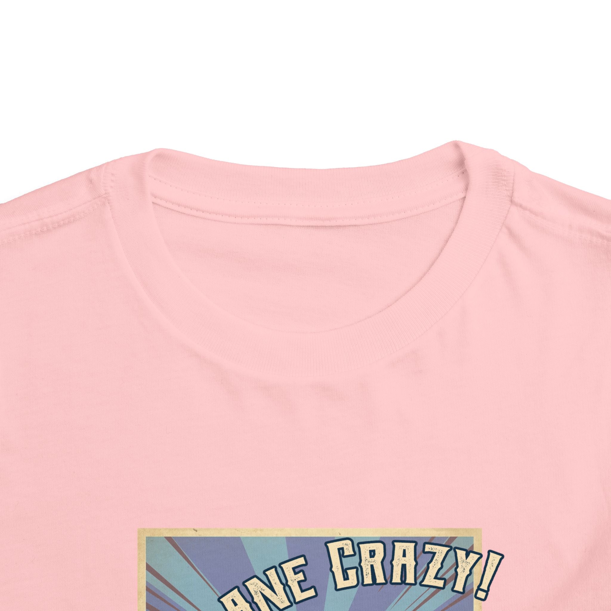 Toddler Plane Crazy Tee — 'I'm Plane Crazy! (Just Ask My Mom)' Vintage Airplane Shirt