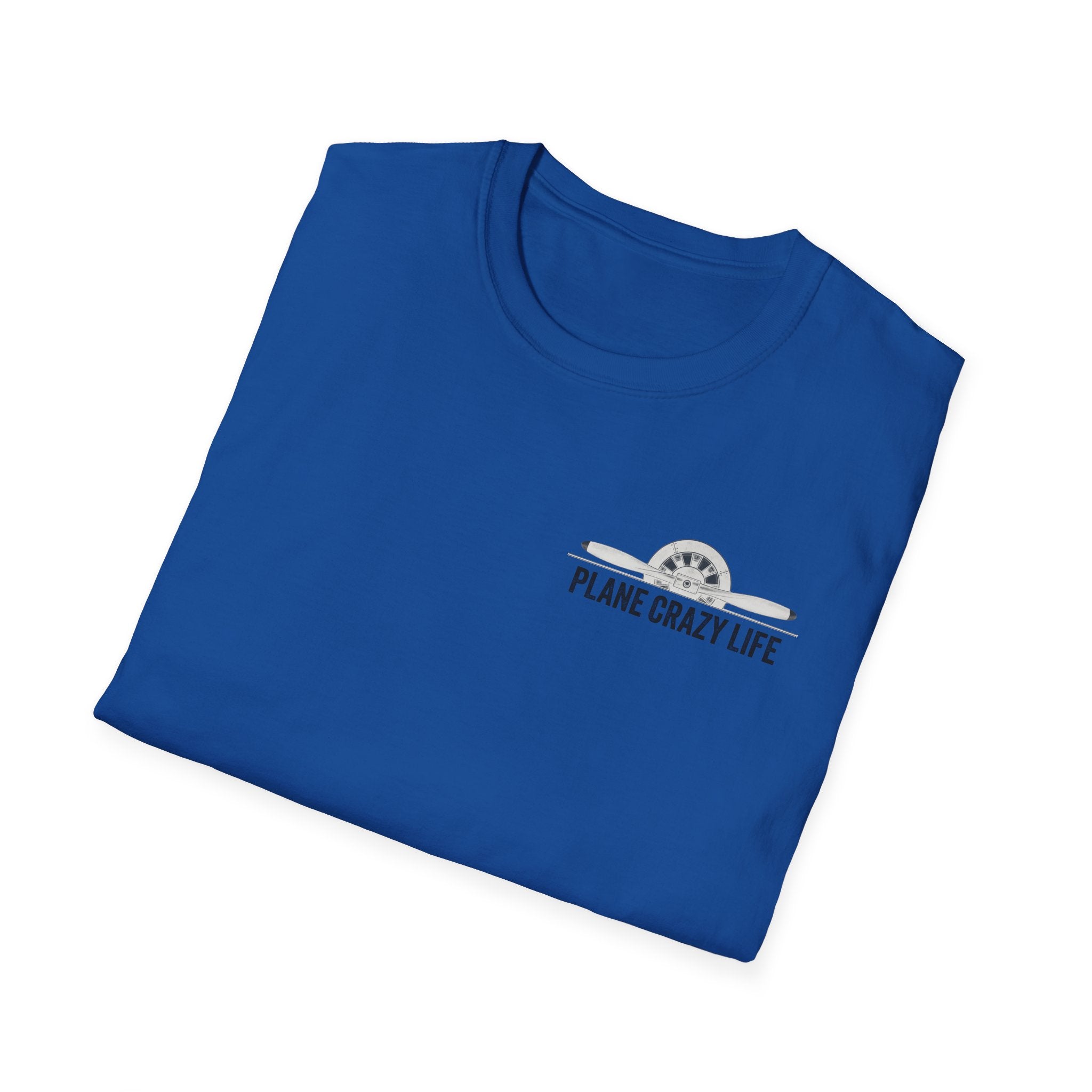 Pinup T-Shirt — “Plane Crazy Life” Vintage Aviation Graphic