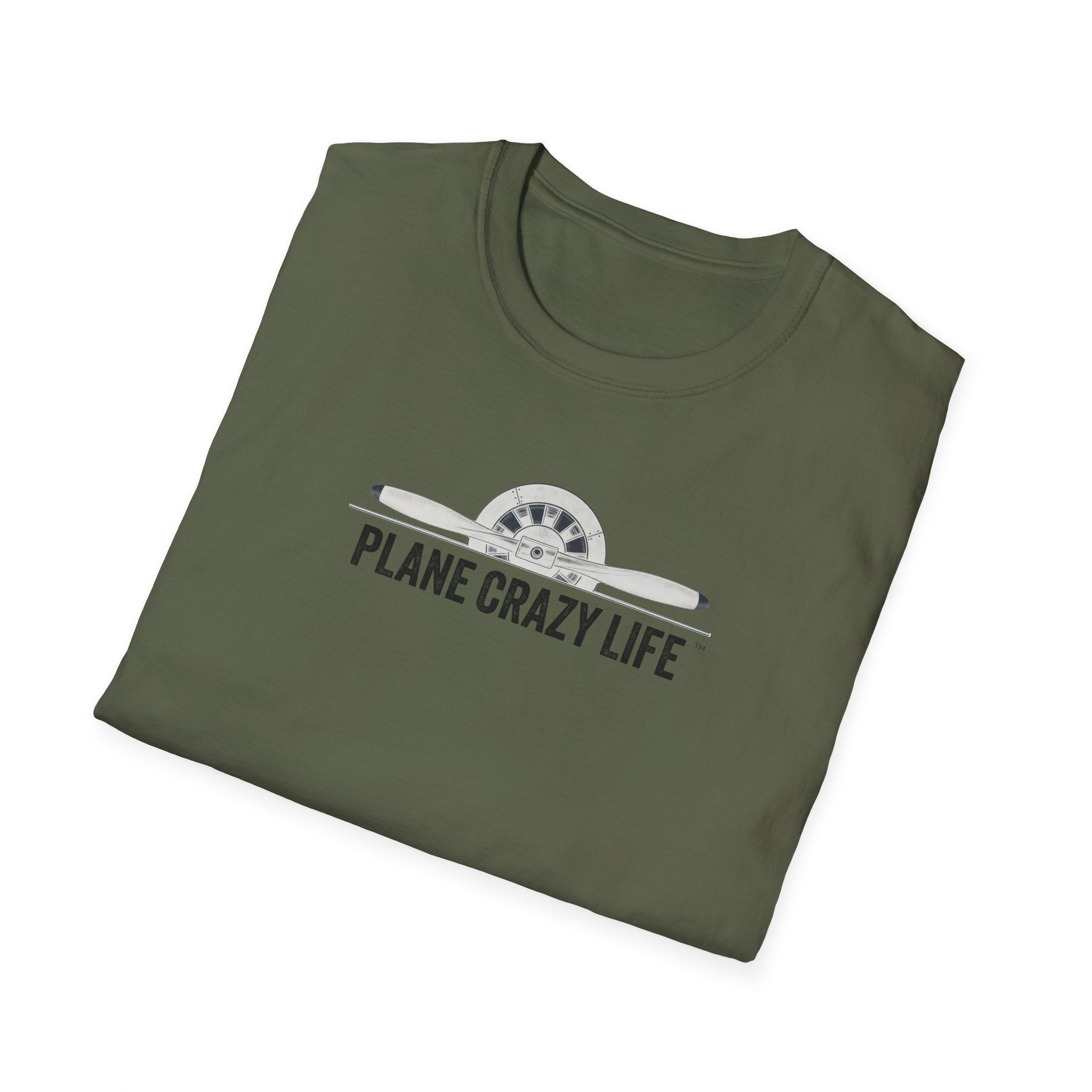 Plane Crazy Life T-Shirt — Vintage It's Better in the Back Country Scenic Aviation Tee