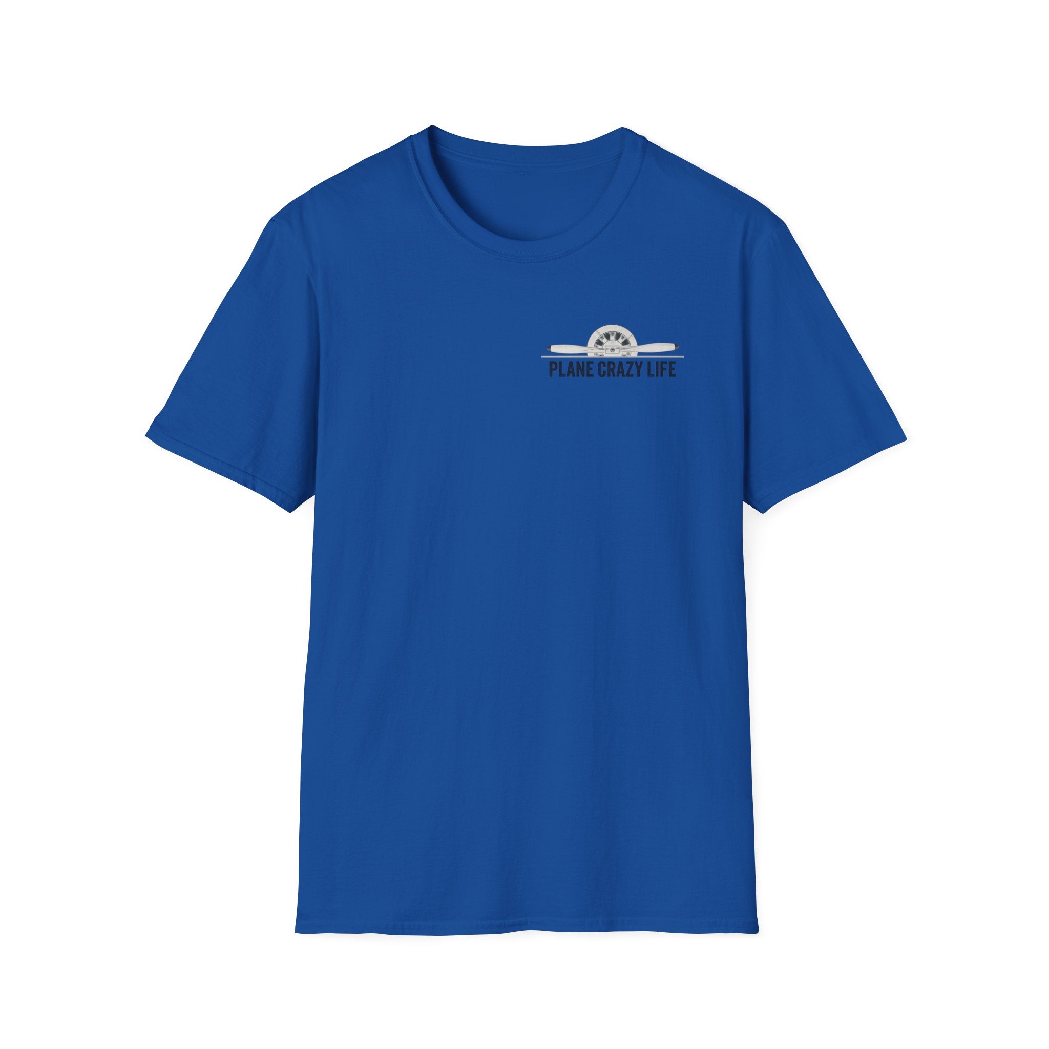 P-40 Warhawk Fighter Plane T-Shirt — “Plane Crazy Life” Vintage Aviation Graphic