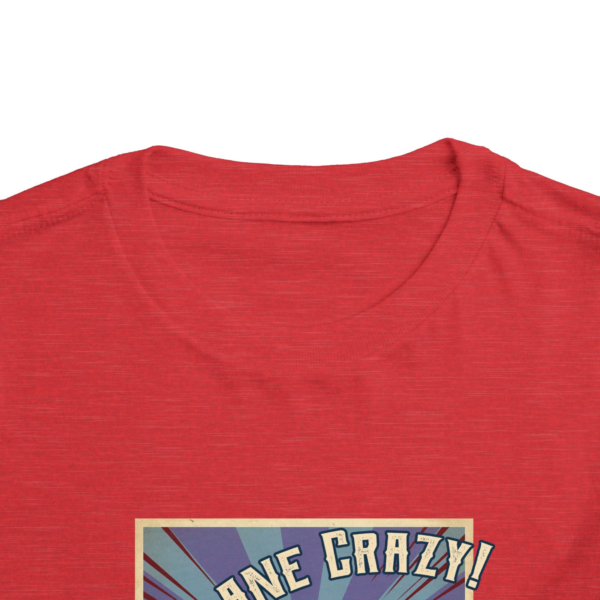 Toddler Plane Crazy Tee — 'I'm Plane Crazy! (Just Ask My Mom)' Vintage Airplane Shirt