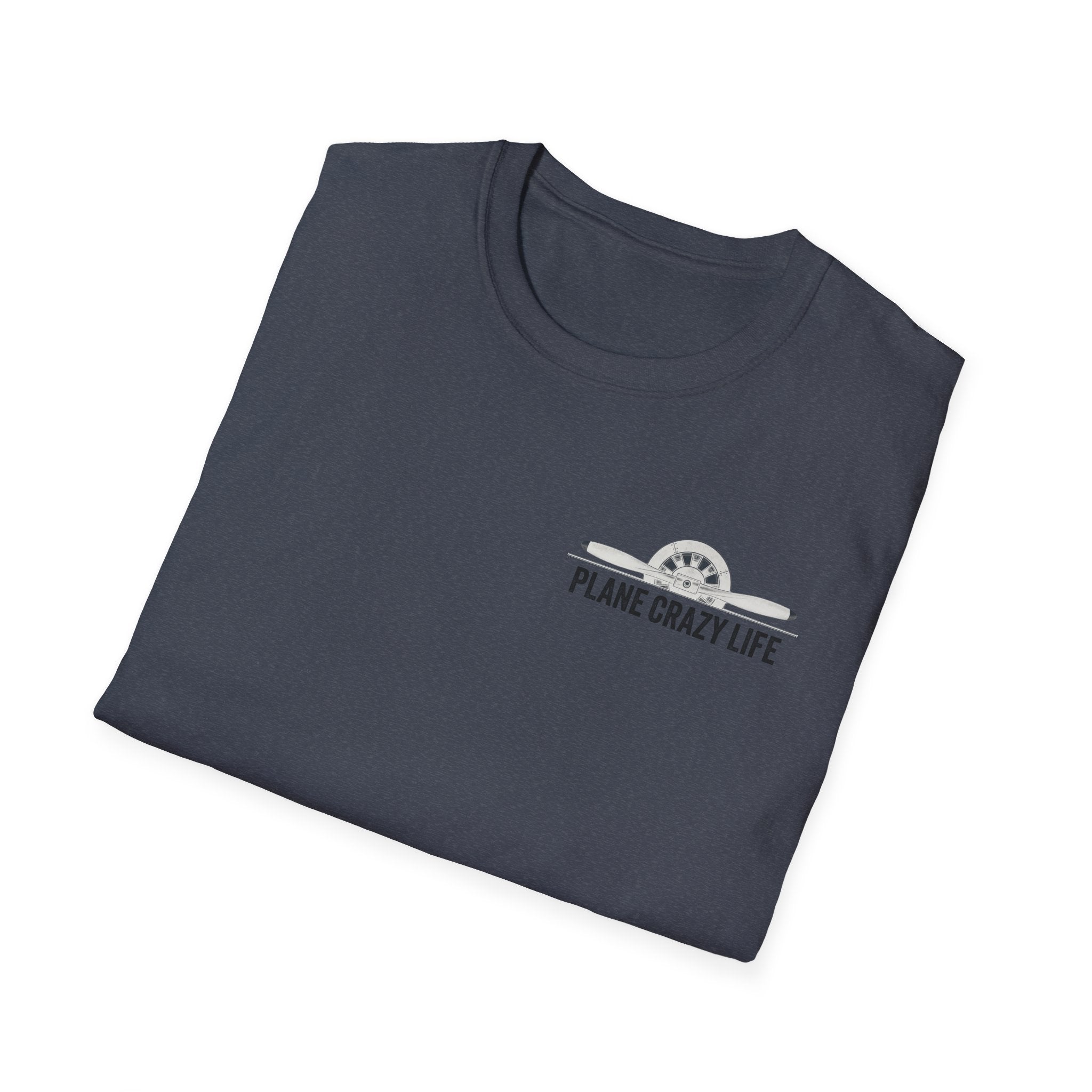 Pinup T-Shirt — “Plane Crazy Life” Vintage Aviation Graphic