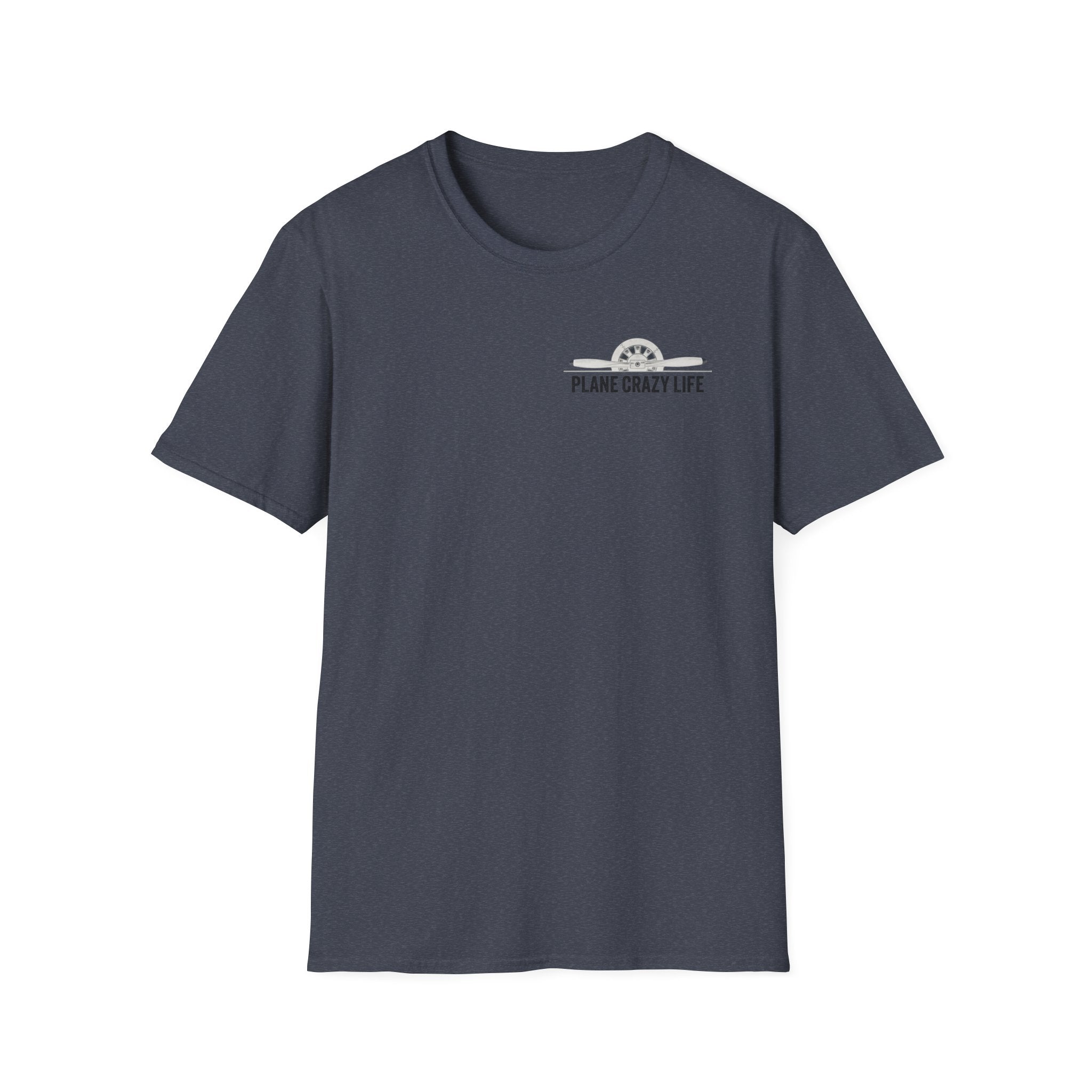 P-40 Warhawk Fighter Plane T-Shirt — “Plane Crazy Life” Vintage Aviation Graphic