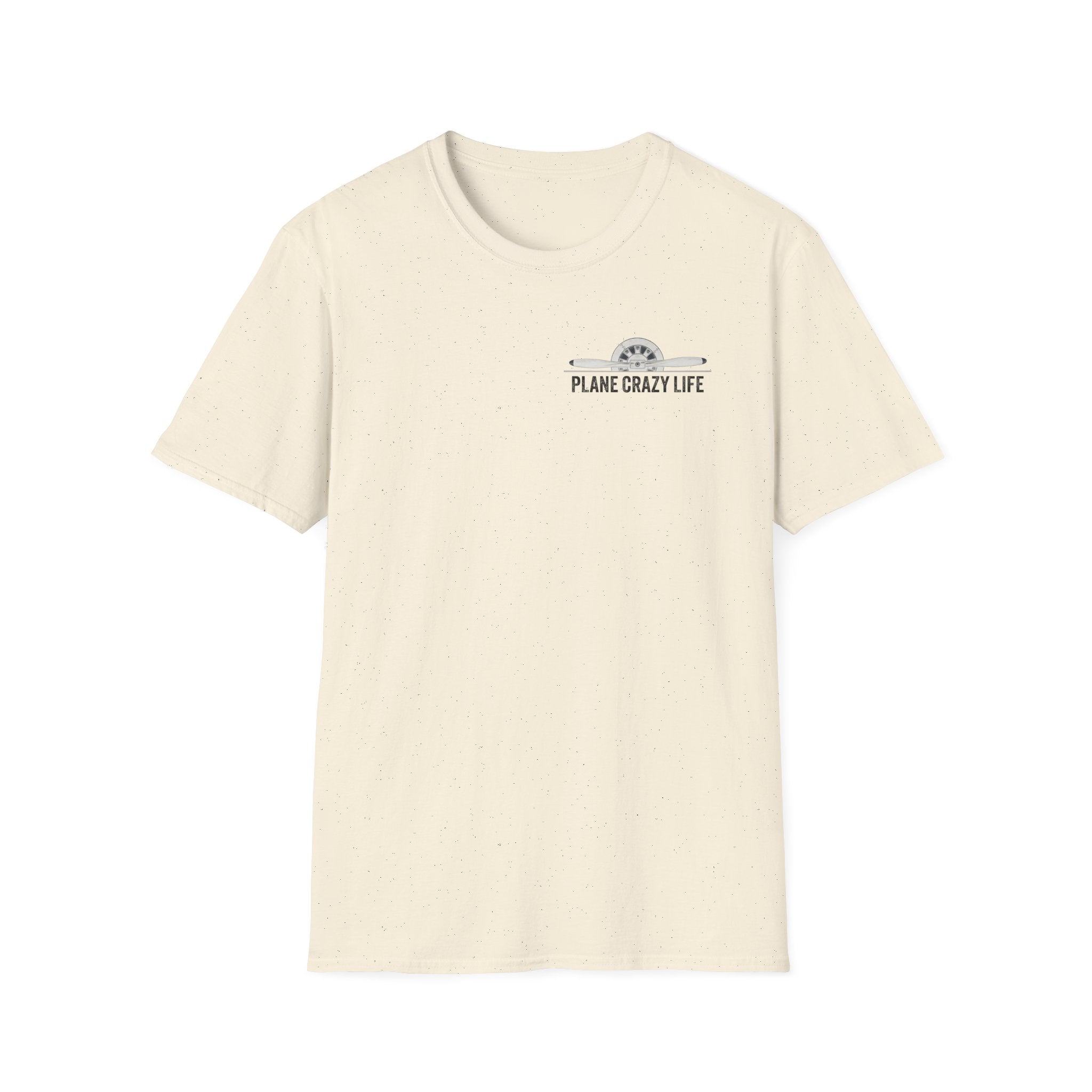 P-40 Warhawk Fighter Plane T-Shirt — “Plane Crazy Life” Vintage Aviation Graphic