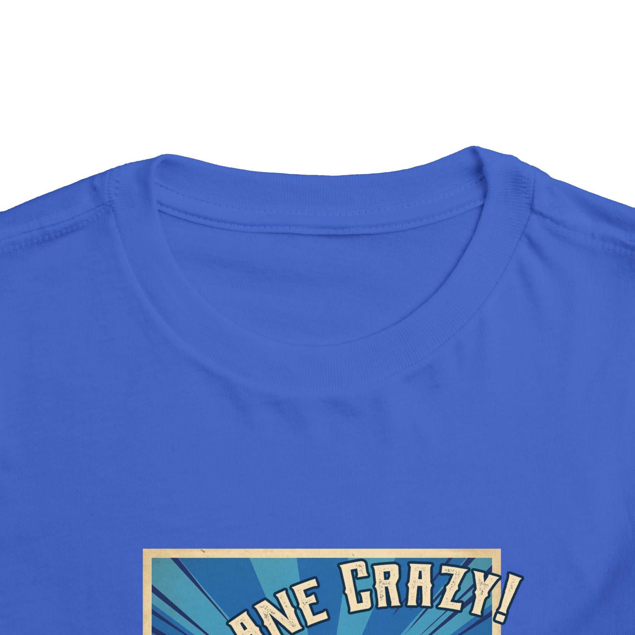 Toddler Plane Crazy Tee — 'I'm Plane Crazy! (Just Ask My Mom)' Vintage Airplane Shirt
