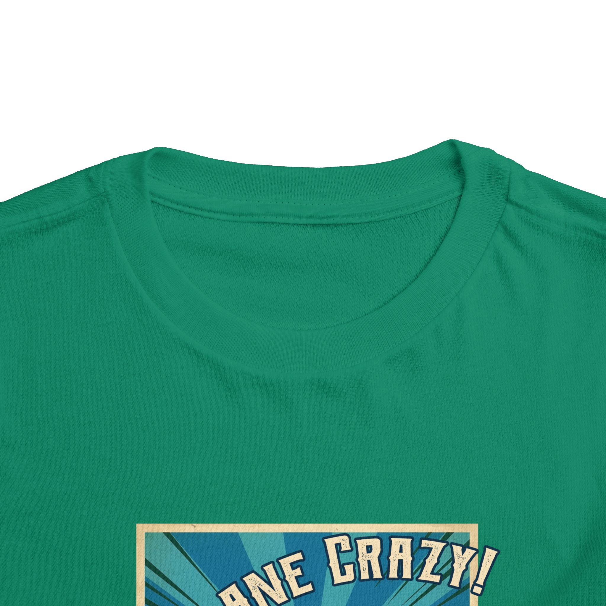 Toddler Plane Crazy Tee — 'I'm Plane Crazy! (Just Ask My Mom)' Vintage Airplane Shirt